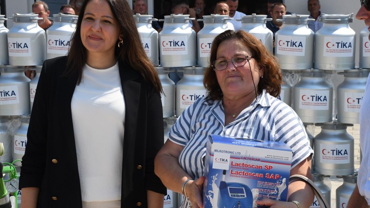 TİKA'dan Kosovalı Kadın Çiftçilere Süt Üretimi Desteği