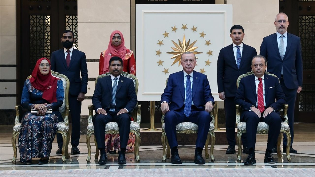 Cumhurbaşkanı Erdoğan'a Büyükelçilerden Güven Mektubu Sunumu