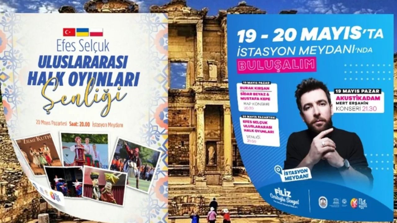 Efes Selçuk'ta Uluslararası Halk Oyunları Şenliği düzenlenecek