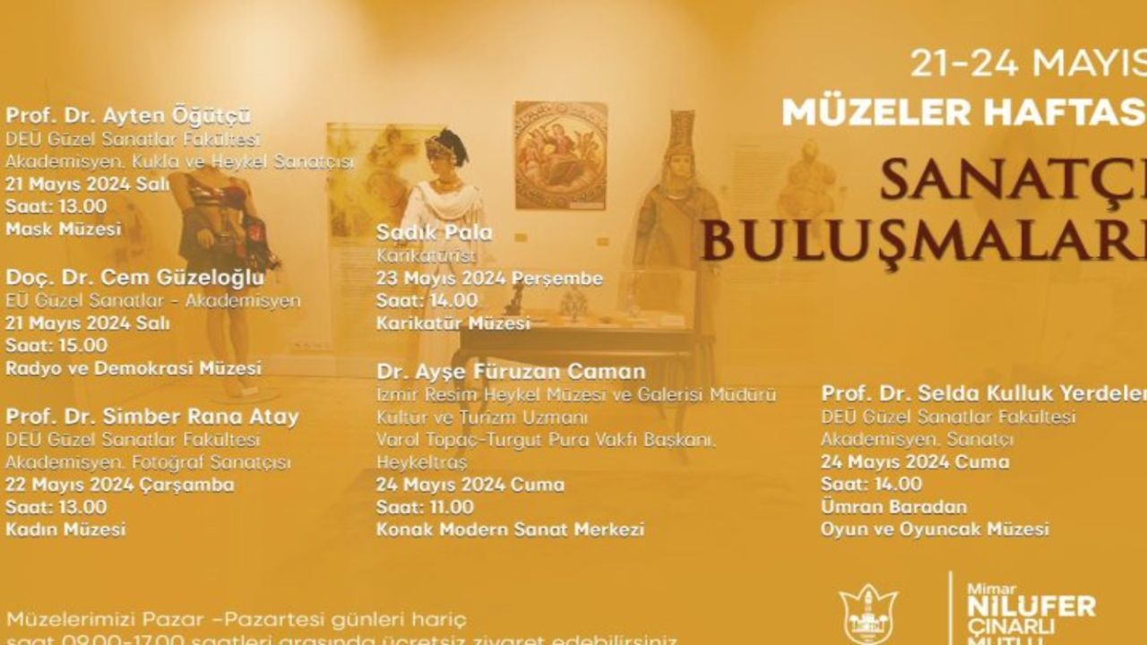 Konak Belediyesi Müzeler Haftası'nda birçok etkinlik düzenleyecek
