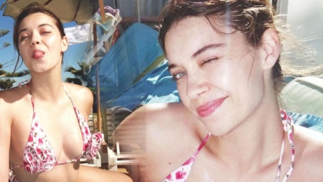 Afra Saraçoğlu kusursuz fiziğiyle görenleri mest etti