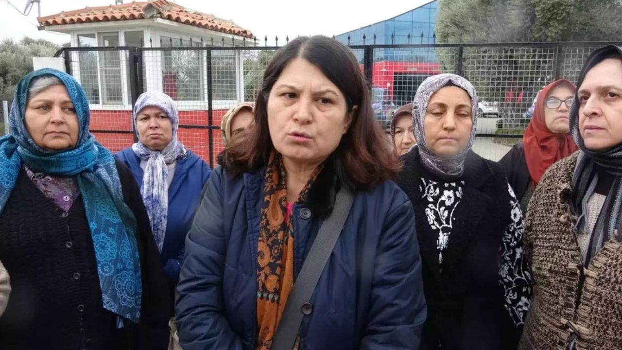Aydın'da işlerini kaybeden 100 işçi fabrika önünde eylem yaptı