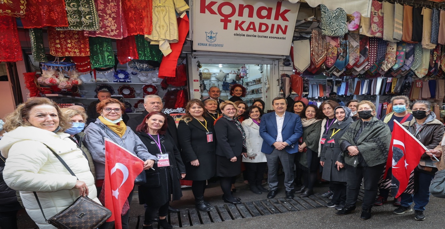 Konak'ta üretim yapan kadınlar artık online mağazalarda satış yapabilecek